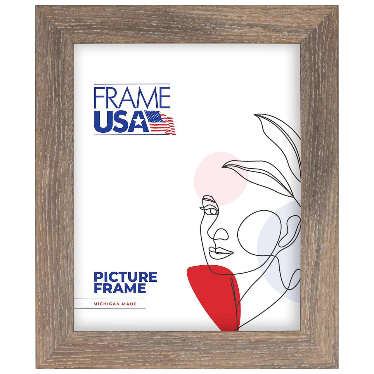 Frame USA Chalked Beige Single Image Picture Frame